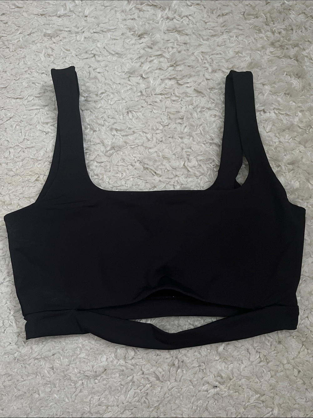 Garage Black Sports Bra